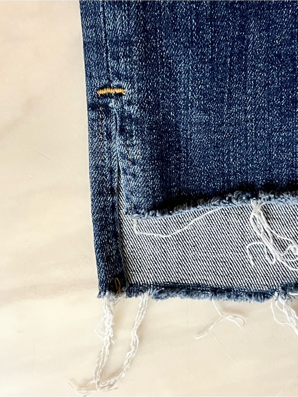 Frame Denim Le High Skinny Jeans Women’s 28 Blue Distressed Raw Hem USA - Picture 5 of 7
